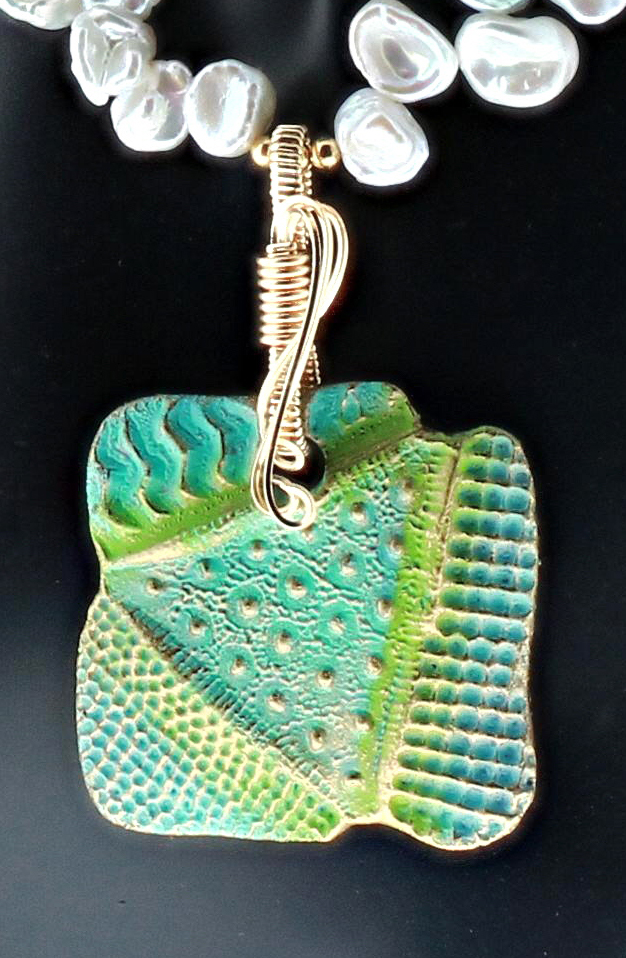 Angelite Necklace pendant